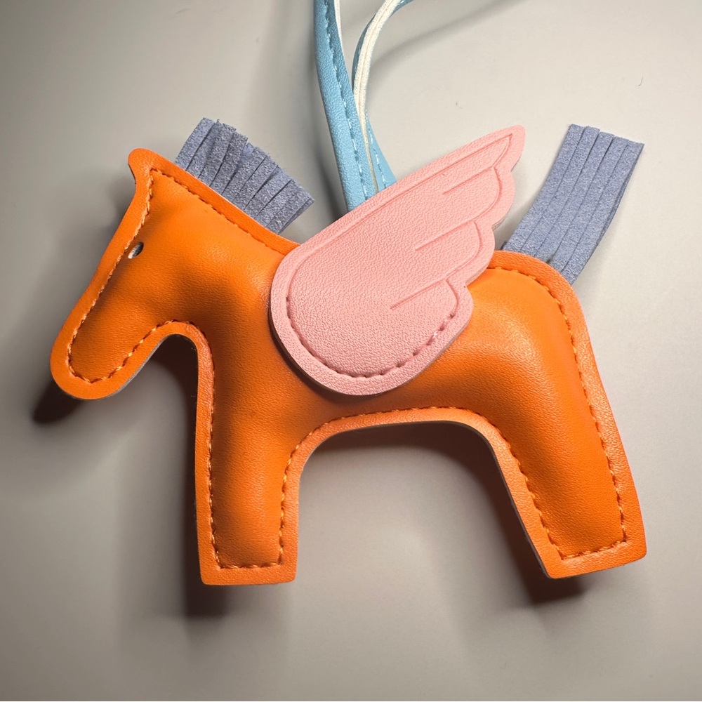 Pegasus Bag Charm - Orange, Pink, Blues NWT